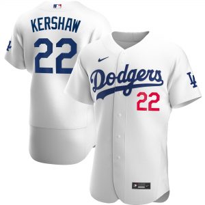 Clayton Kershaw Los Angeles Dodgers Nike Home 2020 Authentic Player Jersey