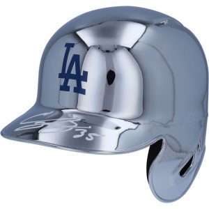 Cody Bellinger Los Angeles Dodgers Autographed Chrome Mini Batting Helmet