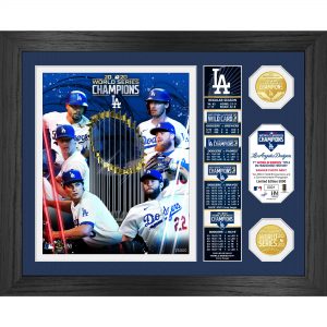 Los Angeles Dodgers Highland Mint 2020 World Series Champions Banner Bronze Coin Photo Mint