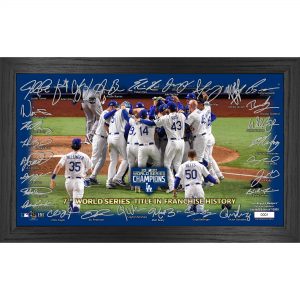 Los Angeles Dodgers Highland Mint 7-Time World Series Champions Photo Mint