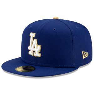 Men’s Los Angeles Dodgers New Era Royal 2021 Gold Program 59FIFTY Fitted Hat